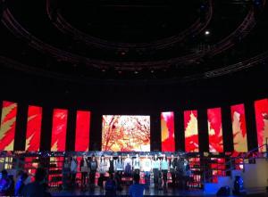 P10 1R1G1B  Aluminum or Iron Full Color Indoor Led Video Wall Rental for Theater