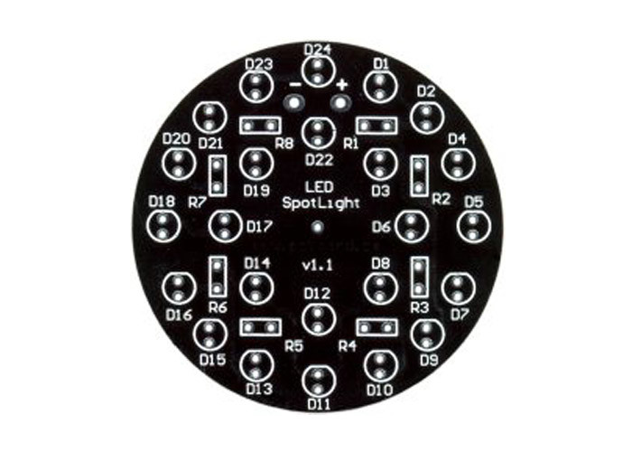 Quality 24 LEDs LED Spotlight LED PCB Layout Board Assembly White Color Customized Design for sale