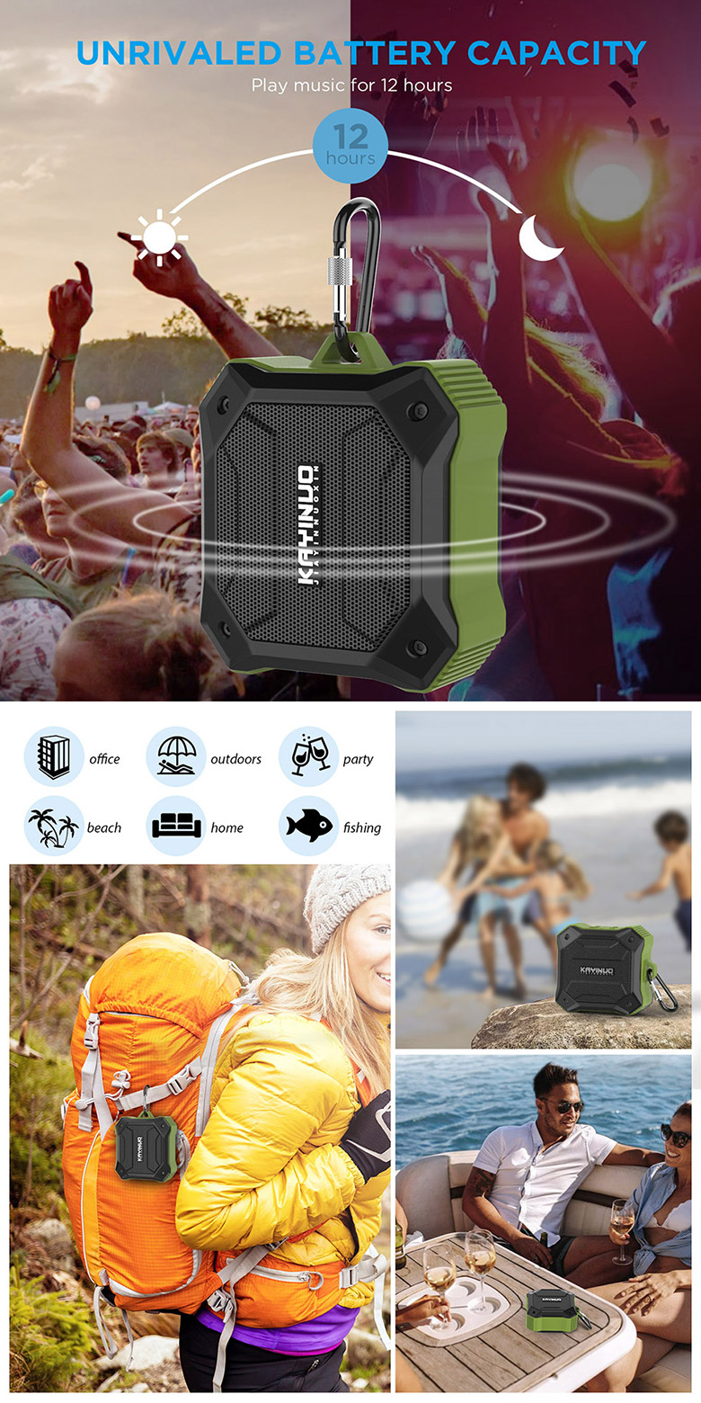 Multimedia Portable Bluetooth Speakers D520C Built In Dual Diaphragm For Better Sound