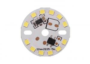 Quality Dimmable 5W 32mm SMD 2835 Aluminum LED PCB Panel Lamp Bead Chip AC220V Warm White for sale