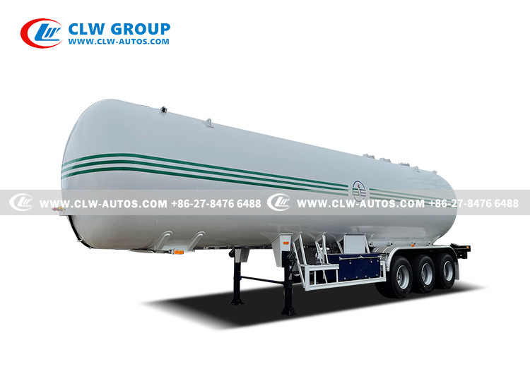 Quality 49.6CBM LPG Transport Tanker Propane Delivery Trailer for sale