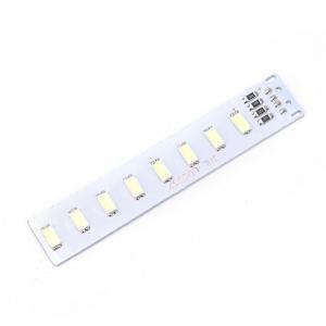 Quality 8 SMD Led Pcb Circuit Board Short Rectangle Light Source Aluminum Plate For USB Lighting for sale