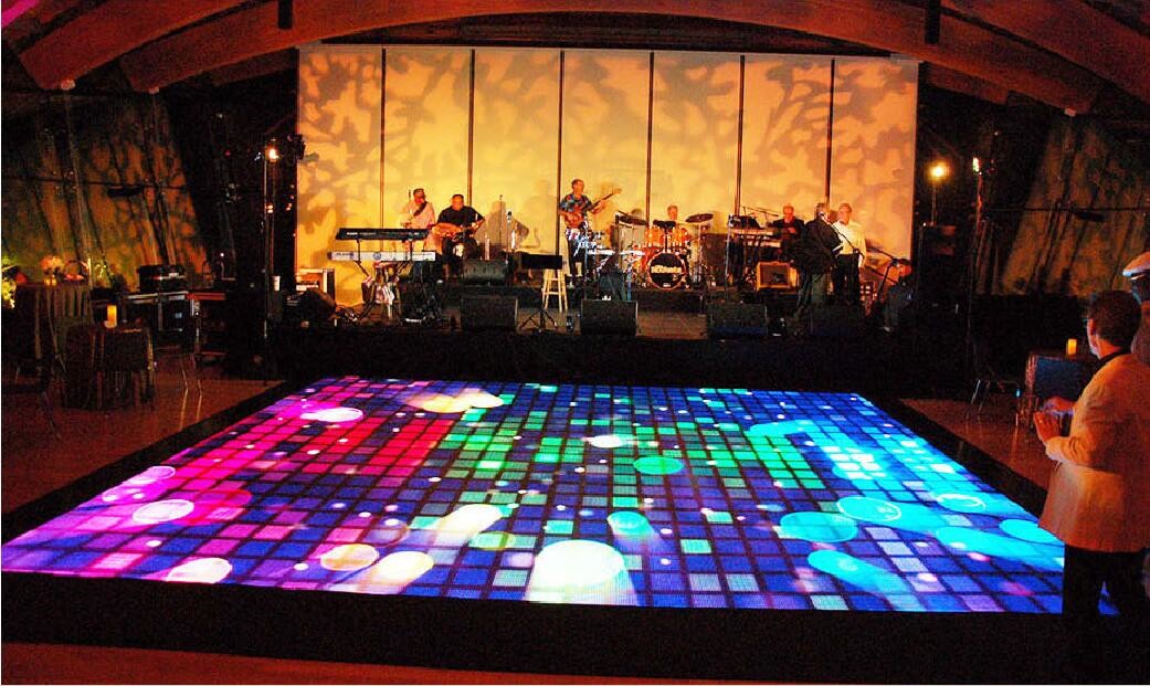 Quality T Stage LED Dance Floor Scree Precise Installation 4000nits For KTV Club for sale