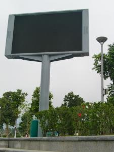 Quality High Contrast LED Display Outdoor Advertising , LED Screen Billboard P6 With Iron Cabinet for sale