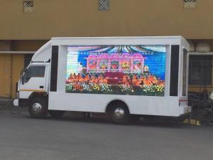 Full Color Aluminum P10 IP65 Electronic Led Mobile Billboard on Vehicles
