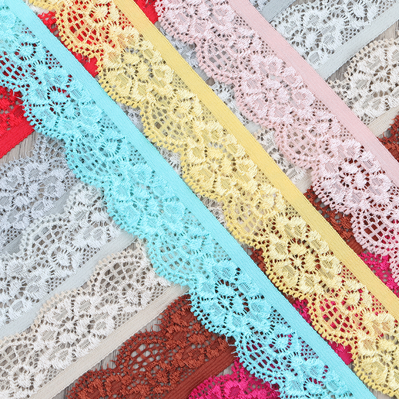 2020 hot sale embroidery for decoration Hollow Flower Ribbon for Sewing Clothing Garment Polyester lace trim