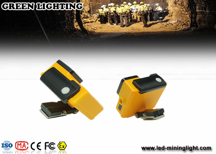 yellow GLC-3A 6000Lux rechargeable safety mining lamp with 3.2Ah battery capacity with photo frame model