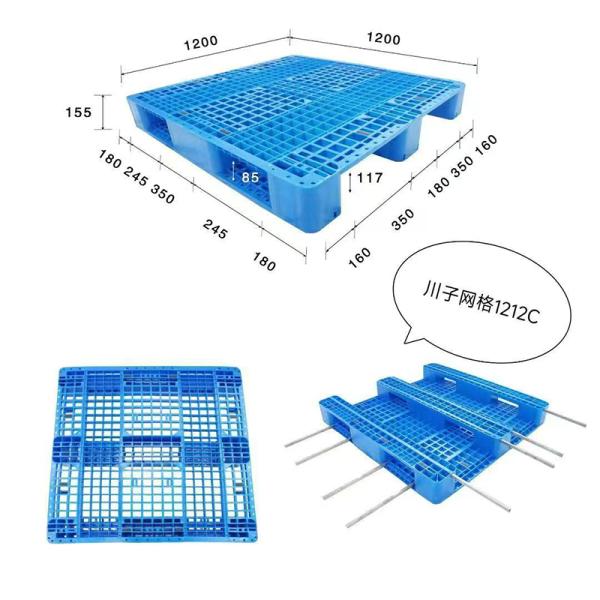 Hdpe Heavy Duty Rack Pallet Plastic Tray Recycle Colorful Euro Plastic Pallet Warehouse Storage Pallet