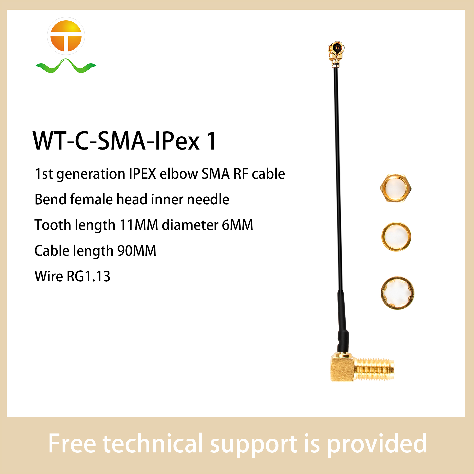 IPEX IPX RF Coaxial Connector 0-4GHz for Mobile PCB Mount