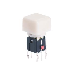 Quality Mini SPST Illuminated Push Button Switch IP40 With Cube Cap for sale