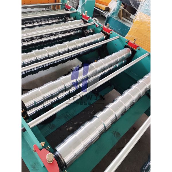 High Speed 35m/Min C8 Roll Forming Machine PLC Control System For 0.3-0.8mm Trapezoidal Sheets