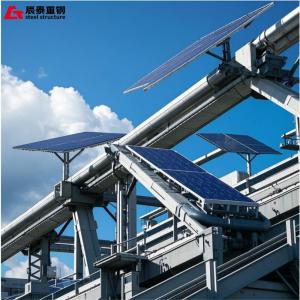 Quality Solar Panel Steel Structure Building Construction Weatherproof Metal Building Structure for sale