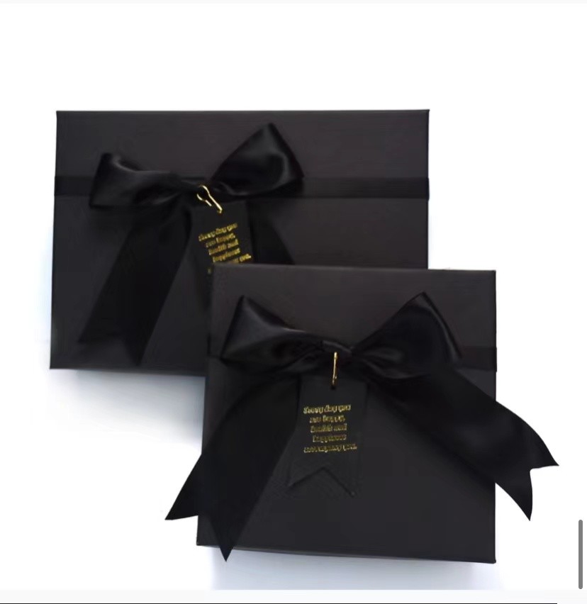 Quality Rectangle Square Bow Tie Cardboard Jewelry Boxes With Drawers for sale