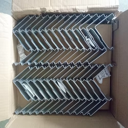 Wholesale V-Shaped Spring Metal Crate Clips Stamping Clip Parts for Logistics Wooden Box Fixed