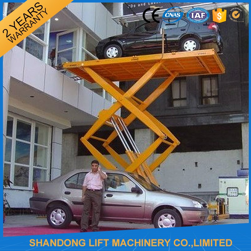 Vertical Parking System Car Mini Lift Residential Pit Garage Parking Car Lift