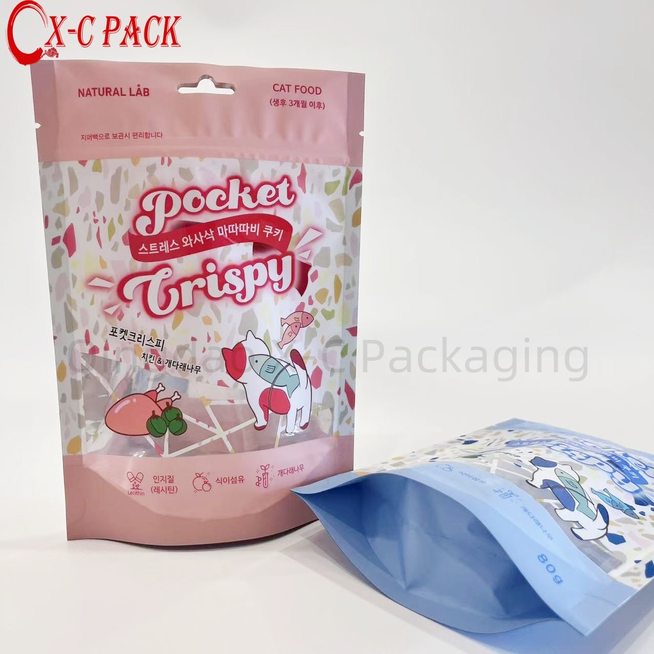 Eco-Friendly Moisture-Proof Pet Plastic Dog Food Bag Resealable Zipper Stand-up Pouch with Mylar Pedigree Dog Food Packaging