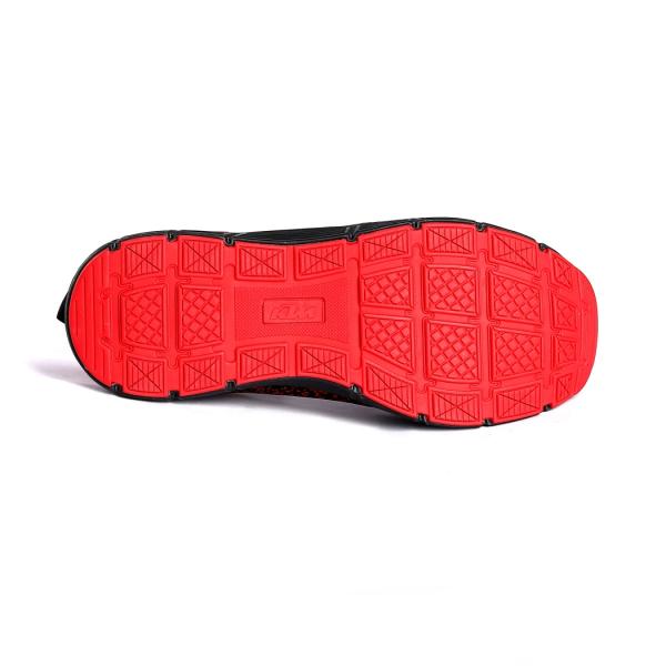 Shengjie Red Fly Knit Footwear Puncture Resistant MD Outsole Work Boots Shock Absorption Breathable Safety Shoes