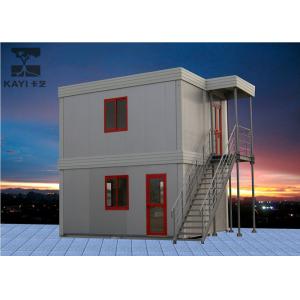 Customizable Prefab Container Homes With External Staircase For Construction
