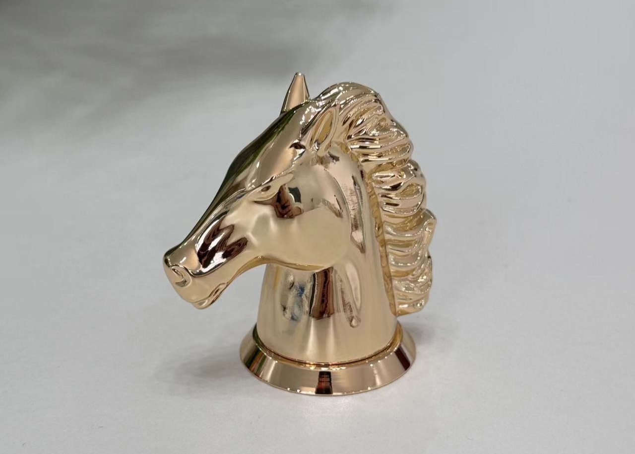 Zamak Horse Shaped Metal Perfume Cap Perfume Caps With High-Grade Zinc Alloy