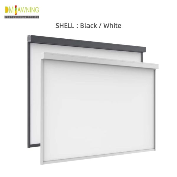 Windows Patio Zip Track Blinds Clear Windproof Roller Blinds