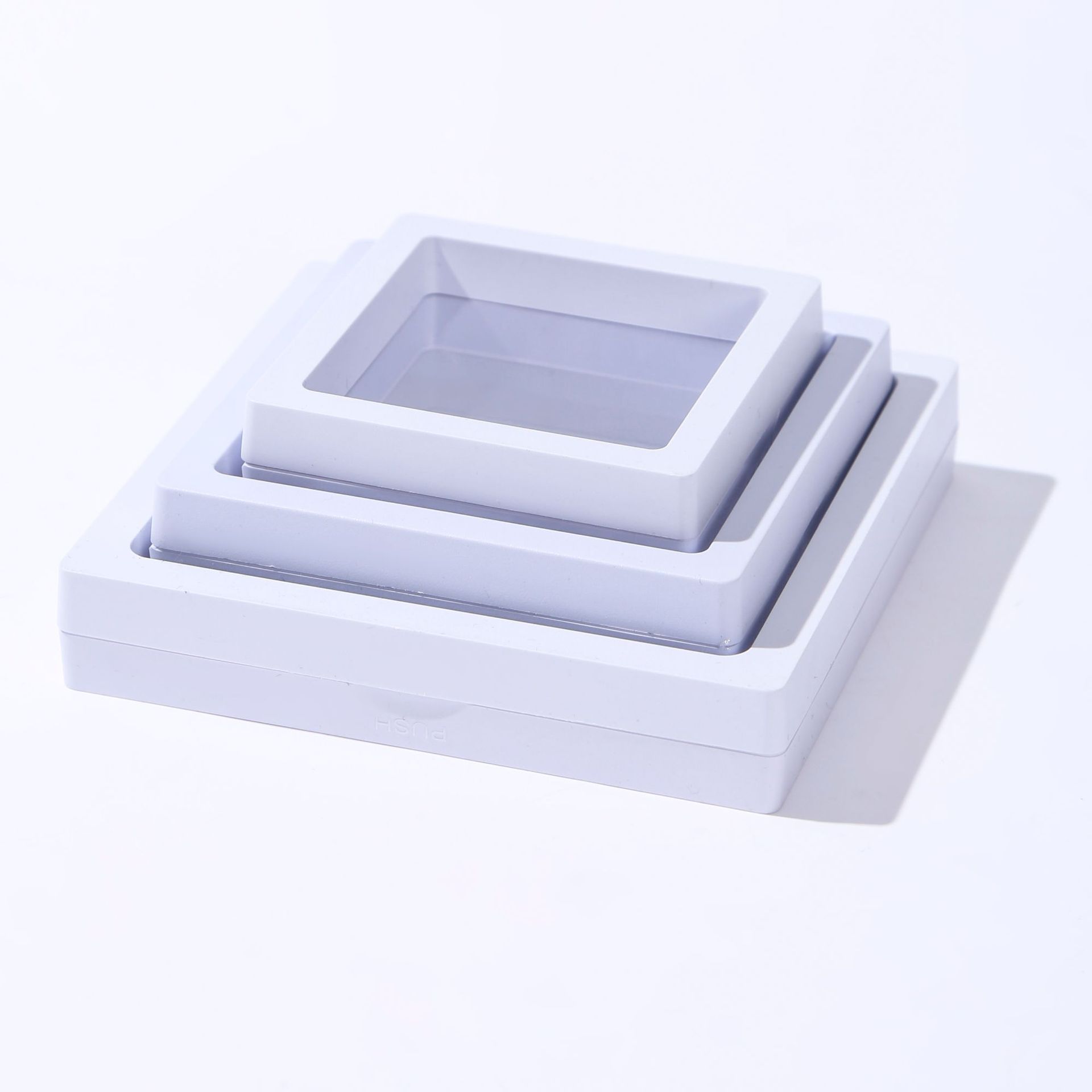 Customized Size Anti-oxidation Ornaments Display Box PE Transparent Film Jewelry Display Box