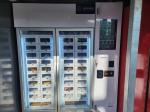 Refrigerated Locker Vending Machine With Cash Payment And Room-Temperature