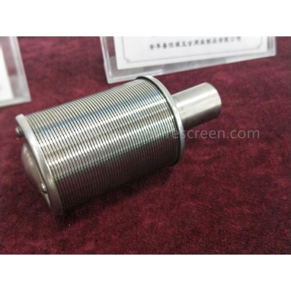 Stainless Steel 53mm Diameter Single-End Wedge Wire Water Filter Nozzle