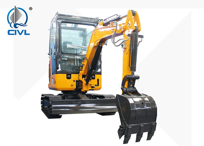 3 Tons 19KW Hydraulic Crawler Excavator With 0.06cbm Bucket Capacity