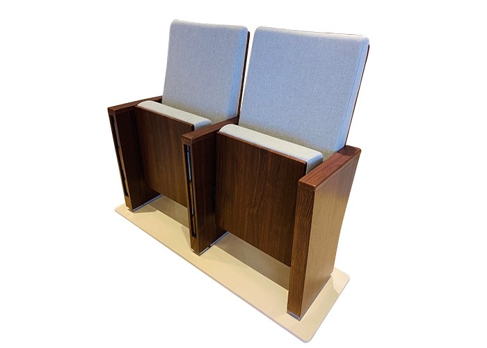 Polyester Theater Auditorium Seats With Hidden Writing Tablet