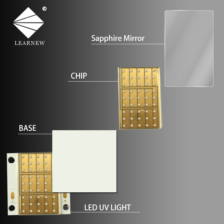 35x35MM 365nm 385nmm 395nm UVA SMD LED Chip 110W With Long Life Span