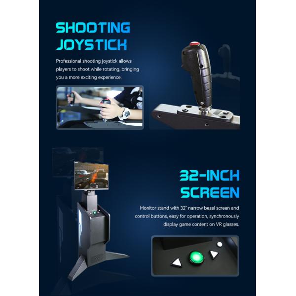 360 Degree Rotation Chair Game Machine 9D Virtual Reality Simulator Vr 360 Simulator