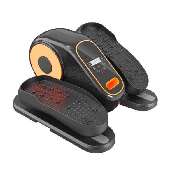 2 in 1 Under Desk Elliptical Machine Seated Leg Exerciser with Remote
