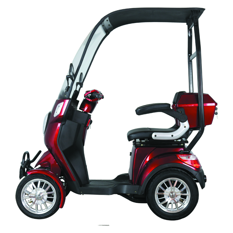 48V 10Ah Lithium Battery Fully Enclosed Mobility Scooter Fully Equipped Range 25-30km