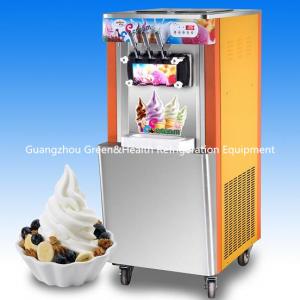 Quality 3 Flavors Table Top Soft Serve Ice Cream Making Machine With LED Display for sale