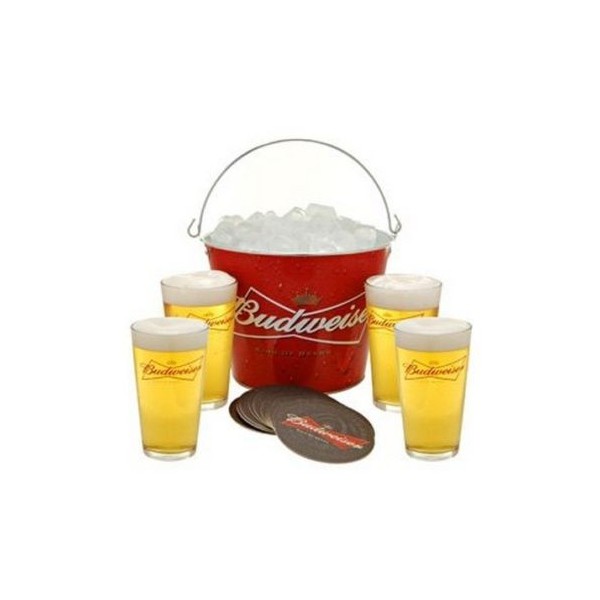DADI Tinplate Metal Ice Bucket Large Drinks Cooler Backyard Beverage Tub Offset Lithography Printing