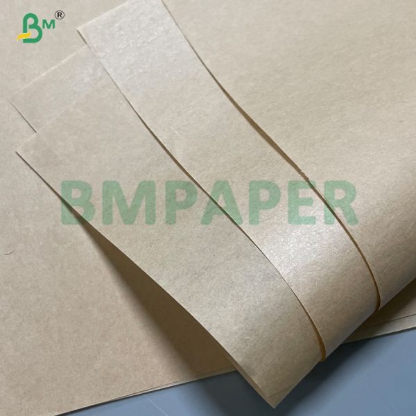 Close-up of Kraft Paper Roll Packaging