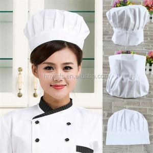 Washable Adult Adjustable Chef Hat Breathable White Chef Hats
