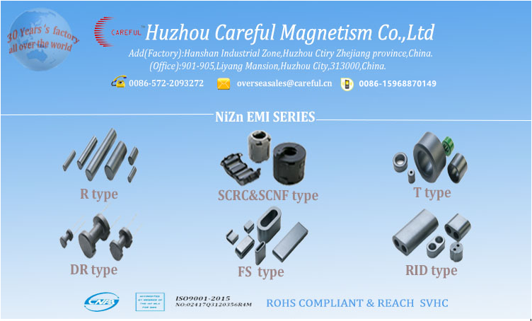 Soft Ferrite Rod Inductor R6*28 NiZn Material FOr EMI/EMC Cores