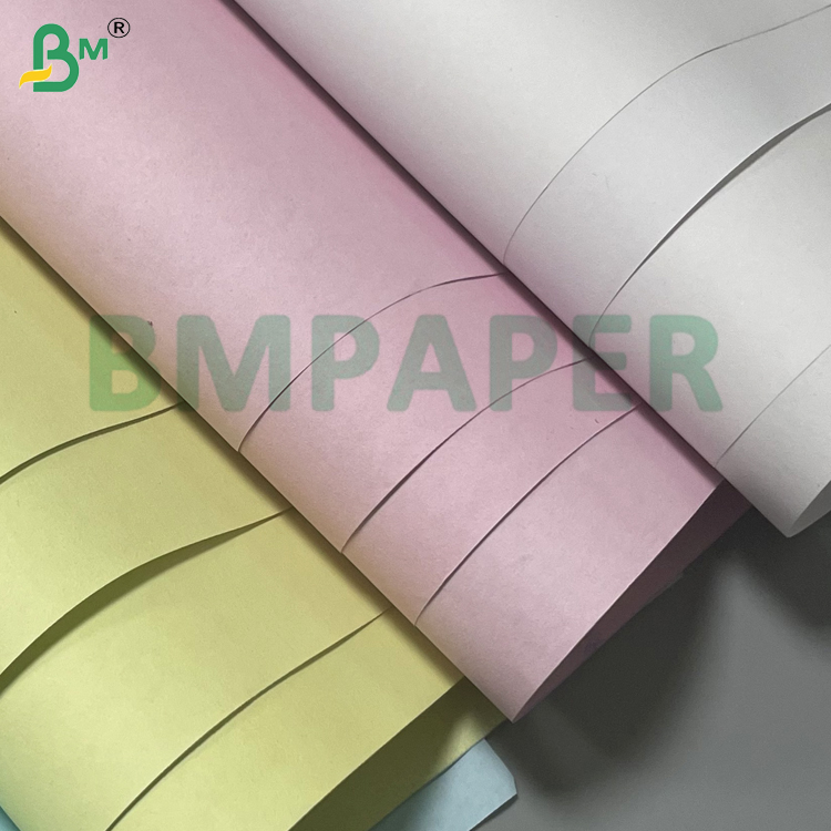 80gsm CB CFB CF 8.5"X14" Colorful NCR Copy Logistics Logistics Paper 