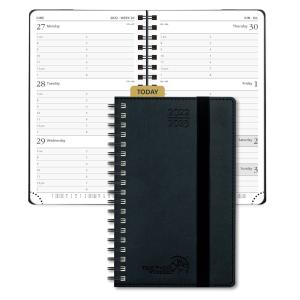 Softcover Spiral Weekly Planner 2023 2024 Vertical Layout Design
