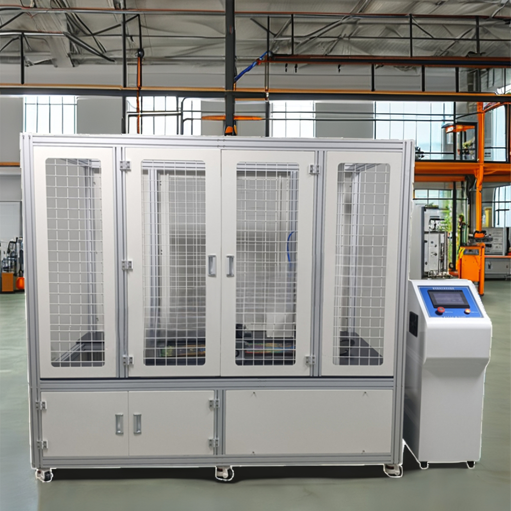 PLC Controlled Ski Slapping Fatigue Testing Machine Ski and Snowboard Impact Durability Tester