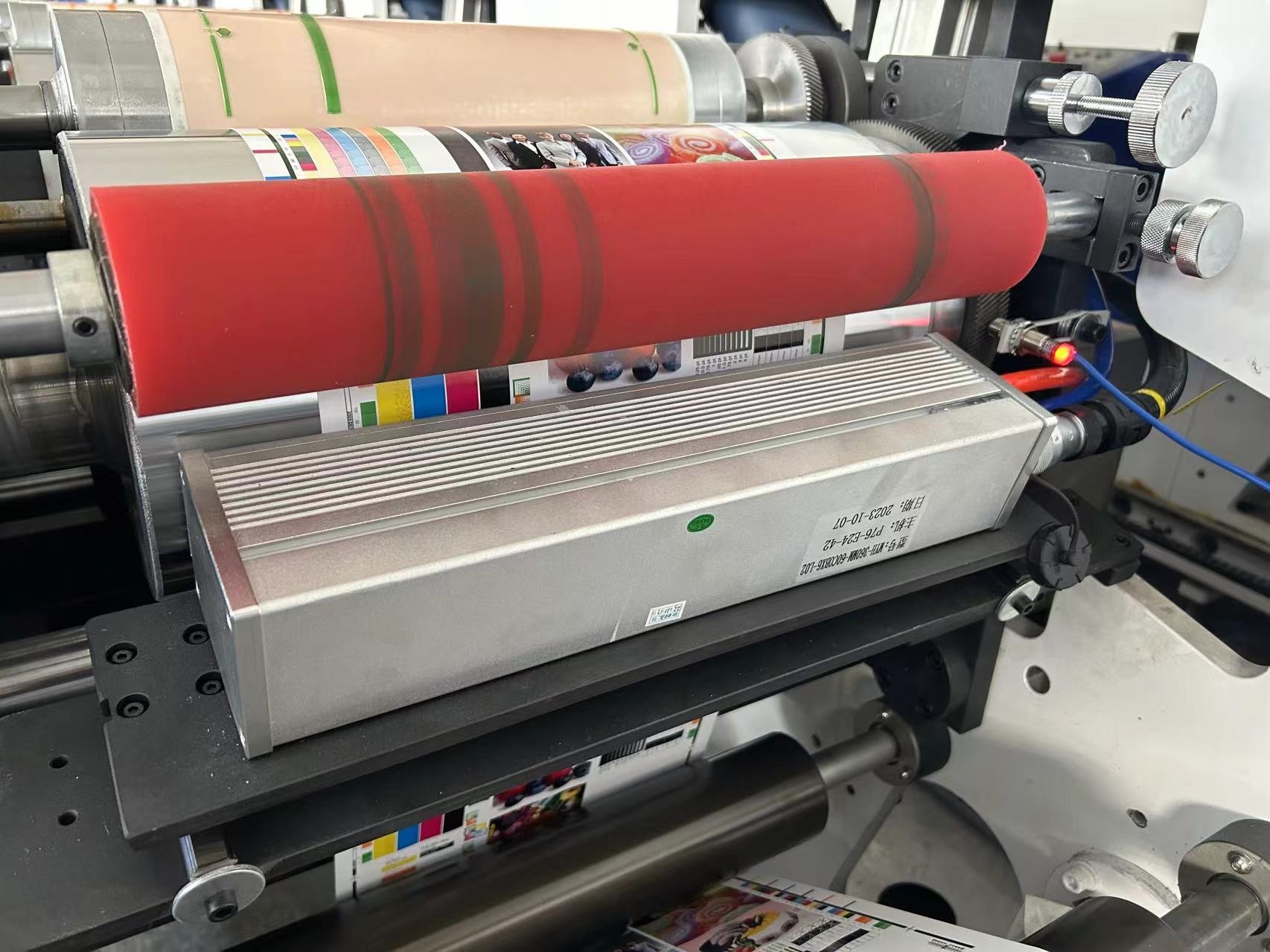 350mm Max Width Inline Flexo Printing Machine 1.7mm Printing Plate Thickness