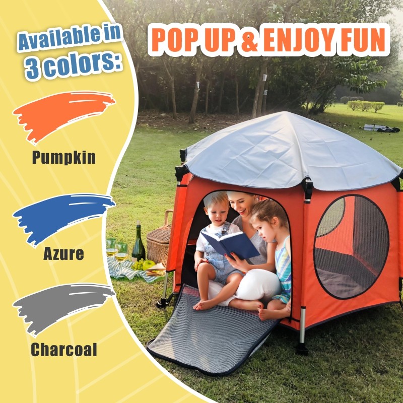 Large Pop Up Playhouse For Indoor And Outdoor Pop N Fun Play Tent