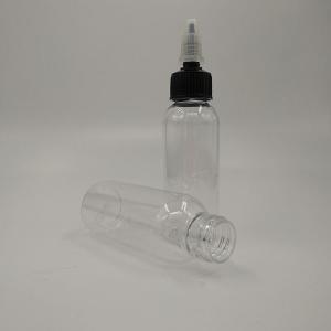 Quality Customizable Plastic Droppers With Screw Caps In Transparent Black for sale