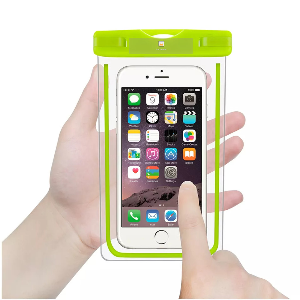 Colorful Waterproof Pouch For Swimming Pvc Waterproof Phone Dry Bag 6.5IN