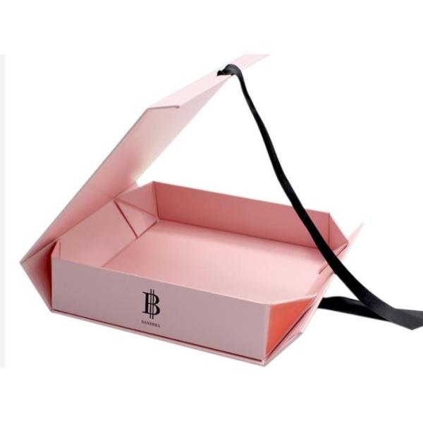 SGS Paper Folding Gift Box , BSCI Paperboard Garment Packaging Box