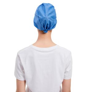 Double Elastic Surgical Scrub Caps Disposable Consumable Medical Supplies Single