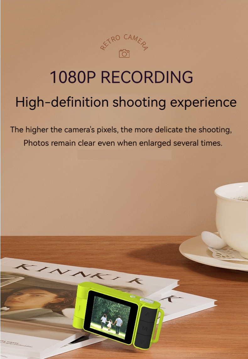 X5 Mini Compact Digital Camera Supply Kid Toy & Gift For Teen Girls Video & Photo Shoot