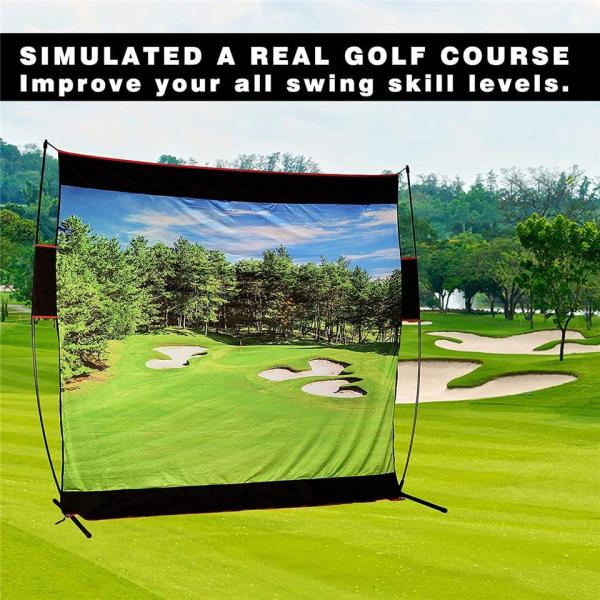 Fiberglass Golf Hitting Net 3.5FT Hitting Practice Net​ Durable Long