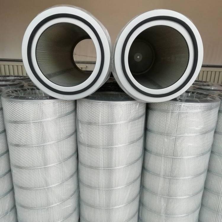 99% Dust Collector Filter Cartridge 0.5-20um For Shot Blasting Machine